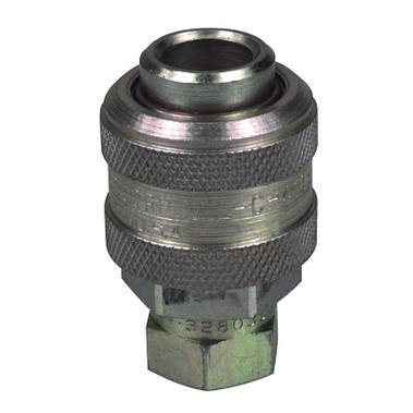 Alemite Extra Heavy Duty Air & Water Fittings, Straight, Male/Female, 1/4 in (NPTF) (1 EA / EA)