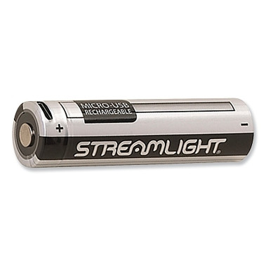 Streamlight 18650 USB Rechargeable Lithium-Ion Batteries, 3.7 V (2 EA / PK)