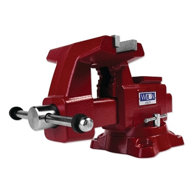 Wilton Utility Bench Vise, 6-1/2 in Jaw Width, 4 in Throat Depth, 360Ã‚Â° Swivel Base (1 EA / EA)