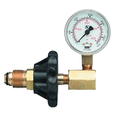 Western Enterprises Cylinder Pressure Testing Gauge, Nitrogen, Brass, CGA-580 (1 EA / EA)