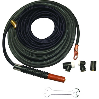 WeldCraft WP-150 Air-Cooled Flexible Tig Torch Kit, Flex Head, 2 in, One-Piece 25 ft Cable (1 EA / EA)