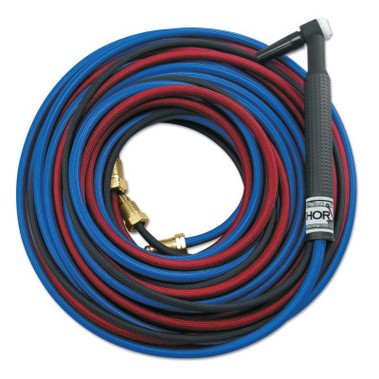 Best Welds 20M TIG Torch Package, Water Cooled, 250 A, Machine Head, 12.5 ft Cable, Braided Rubber (1 EA / EA)