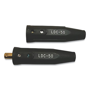 Lenco International DINSE Type Cable Connector, Complete Unit, 4 thru 1/0, Single Oval thru Point, 250 Amp (1 EA / EA)