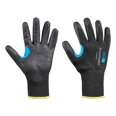 Honeywell CoreShield A6/F Coated Cut Resistant Gloves, 6/XS, Black (1 PR / PR)