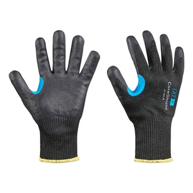 Honeywell CoreShield A7/F Coated Cut Resistant Gloves, 7/S, HPPE/Alloy, Nitrile Micro-Foam, 13 ga, Black (1 PR / PR)