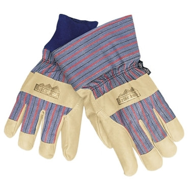 MCR Safety Grain Leather Palm Gloves, Medium, Pigskin (72 PR / CS)