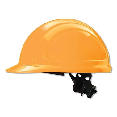 Honeywell North North Zone N10 Quick Fit Hard Hat, 4 Point, Front Brim, Hi-Vis Orange (12 EA / PK)