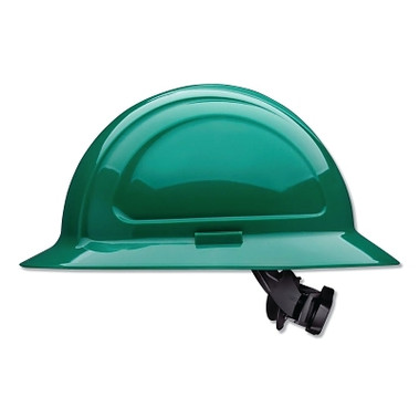 Honeywell North North Zone N20 Full Brim Hard Hat, Ratchet, Green (1 EA / EA)