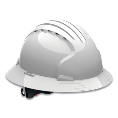 PIP 6161 Full Brim Revolution  Wheel Ratchet Hard Hat, White (10 EA / CA)