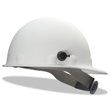 Honeywell Fibre-Metal Roughneck P2  High Heat Protective Cap, SuperEight Ratchet with Quick-Lok, White (1 EA / EA)