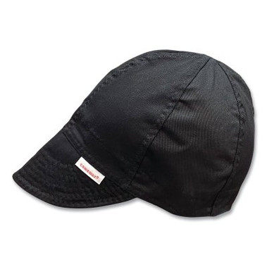 Comeaux Caps Single Sided Cap, 7-1/8, Black (1 EA / EA)