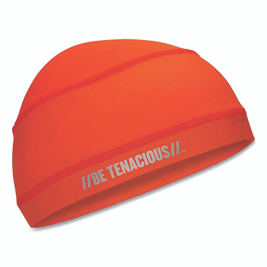 Ergodyne Chill-Its 6632 Cooling Skull Cap, One Size, Orange (6 EA / PK)