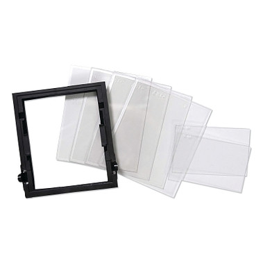 Jackson Safety Insight Clear Safety Plate Kit, 5 in x 5 in x 1/2 in, Polycarbonate, Clear (1 KT / KT)