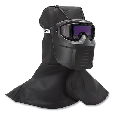 Jackson Safety Rebel ADF Welding Masks with Hood, 3, 5 to 14 Shade, 1.38 in x 3.54 in Window (1 EA / EA)