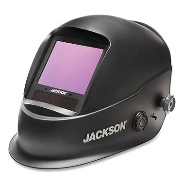 Jackson Safety Translight+ 555 Premium Auto Darkening Helmet, Shade 3, 5 to 14 Shade, Black, 3.23 in x 3.86 in Window (1 EA / EA)