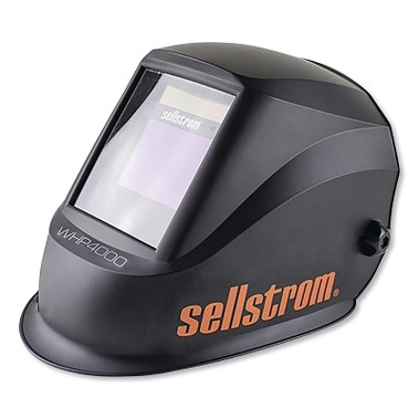 Sellstrom Premium Series ADF Welding Helmet, 9 to 13 Lens Shade, Black, 3.94 in x 3.28 in Window (1 EA / EA)