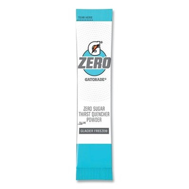 Gatorade G Zero Powder Stick, 0.10 oz Volume, 16.9 oz Yield, Glacier Freeze (120 EA / CA)