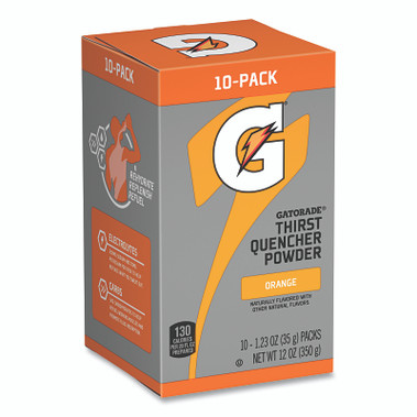 Gatorade Powder Stick, 1.23 oz Volume, Tube, 20 oz Yield, Orange (80 EA / CA)