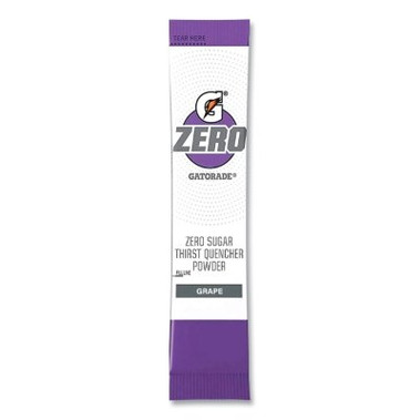 Gatorade G Zero Powder Stick, 0.10 oz Volume, 16.9 oz Yield, Grape (120 EA / CA)