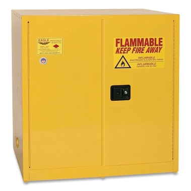 Eagle Mfg Flammable Liquid Storage Cabinet, 60 Gallon, Yellow (1 EA / EA)