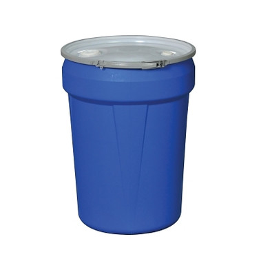 Eagle Mfg Lab Pack Open Head Poly Drum, 30 Gallon, Blue (1 EA / EA)