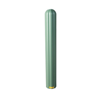 Eagle Mfg Fluted Post Sleeve, 6 in dia x 56 in H, Green (1 EA / EA)