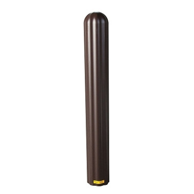 Eagle Mfg Fluted Post Sleeve, 4 in dia x 56 in H, Brown (1 EA / EA)