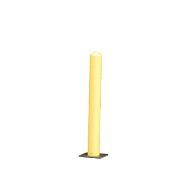 Eagle Mfg Smooth Post Sleeve, 7 in dia x 44.4375 in H, Yellow (1 EA / EA)