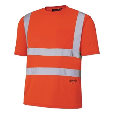 Pioneer 6882U/6883U HV Birdseye Safety Shirt, Small, Orange (1 EA / EA)