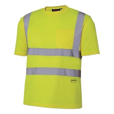 Pioneer 6882U/6883U HV Birdseye Safety Shirt, 2X-Large, Yellow/Green (1 EA / EA)