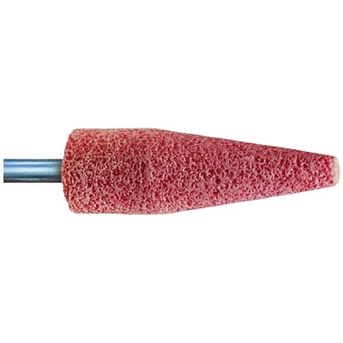 Pferd Series A Steel Edge Mounted Point Abrasive Bit, A5, 3/4 in Outer dia, 1/4 in Shank dia, 30 Grit, O (10 EA / BOX)