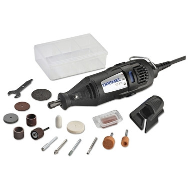 Dremel 200 Series Rotary Tools, 15 Accessories; Case; Mower Blade Sharpening Attachment (1 EA / EA)