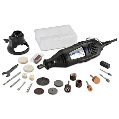 Dremel 200 Series Rotary Tools, 21 Assorted Accessories; Case; Cutting Guide (1 EA / EA)