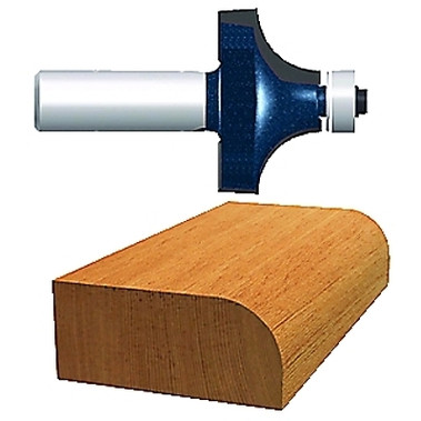 Bosch Power Tools Carbide-Tipped Ball Bearing Pilot Roundover Router Bits, 1 in Cutting Diam, Wood (1 BIT / BIT)