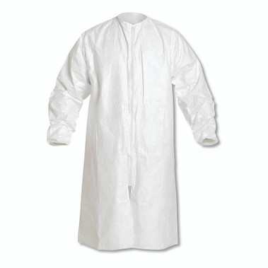 DuPont Tyvek IsoClean Frock, Large, White (30 EA / CA)