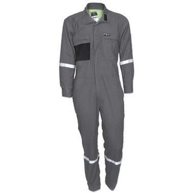 MCR Safety Summit Breeze Flame Resistant Coverall, Gray, Size 48 (1 EA / EA)