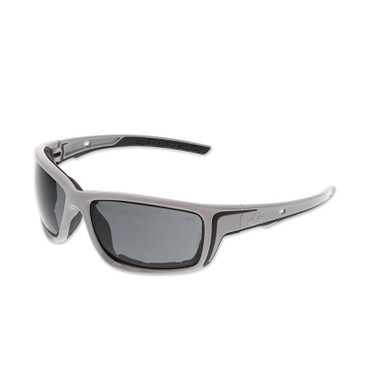 MCR Safety Swagger SR5 Foam-Lined Spoggle Safety Glasses, Gray Lens, Polycarbonate, Anti-Fog, Glaicier Gray Frame (12 EA / BX)