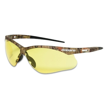Jackson Safety SG Series Safety Glasses, Universal Size, Amber Lens, Camo Frame, Sta-Clear Anti-Fog (12 EA / CA)