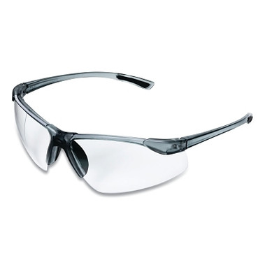 Sellstrom XM340 Series Protective Eyewear Safety Glasses, I/O Lens, Polycarbonate, Smoke Frame (12 EA / CA)