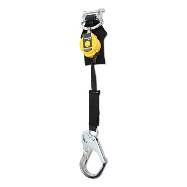 Honeywell Miller TurboLite Flash Std Series Personal Fall Limiter, 6 ft, Single, Alum Locking Rebar Hook, 420 lb (1 EA / EA)