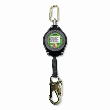 Peakworks Non LE Self Retracting Lifeline, 138 Ft, steel carabiner, 310 lb, swivel snap hook with load indicator, 1 (1 EA / EA)