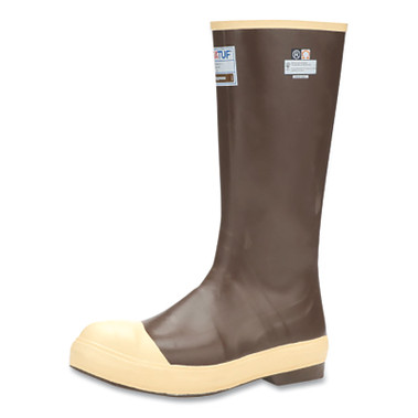 Servus XTRATUF 15 in Insulated Plain Toe Boots, Size 8, Neoprene, Copper/Tan (1 PR / PR)