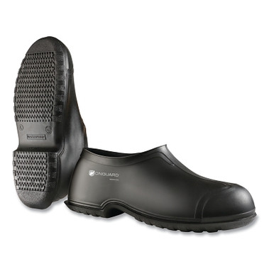 ONGUARD Overshoes, Medium, 4 in, PVC, Black (1 PR / PR)