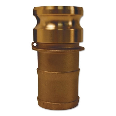 Dixon Valve Global Type E Adapters, 3/4 in, Hose Barb/Male, Brass (100 EA / BX)