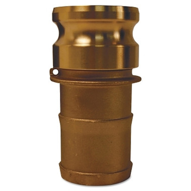 Dixon Valve Global Type F Adapters, 2 1/2 in, Male/Male, Brass (1 EA / EA)