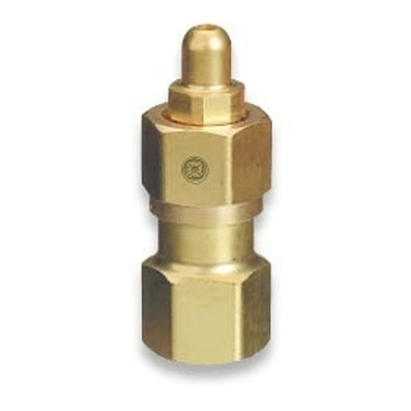 Western Enterprises Brass Cylinder Adaptor, From CGA-346 Air To CGA-580 Nitrogen (1 EA / EA)