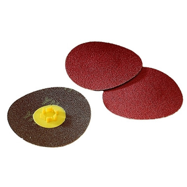 3M Abrasive Roloc Discs 963G, Ceramic/Regular Alumina Mix, 1 in Dia., 80 Grit (1 EA / EA)