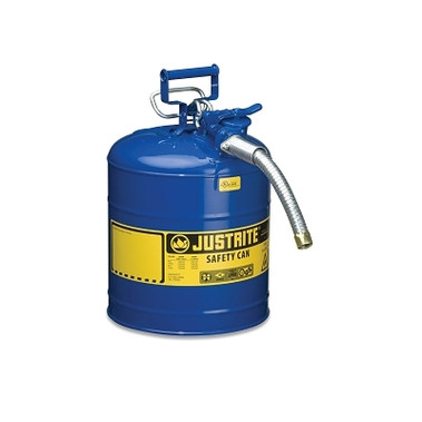 Justrite Type II AccuFlow Safety Cans, Kerosene, 5 gal, Blue (1 EA / EA)