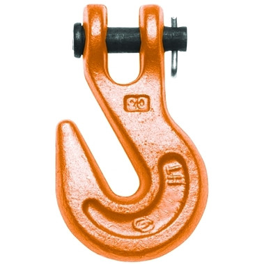 Campbell 473 Series Clevis Grab Hook, 3/8 in, 7,100 lb, Orange Powder Coat (1 EA / EA)