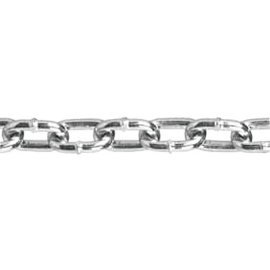 Campbell Straight Link Machine Chains, Size 4/0, 700 lb Limit, Blu-Krome (100 FT / CTN)